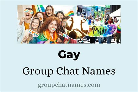 snapchat gay names|231 Gay Group Chat Names To Celebrate Love and Diversity.